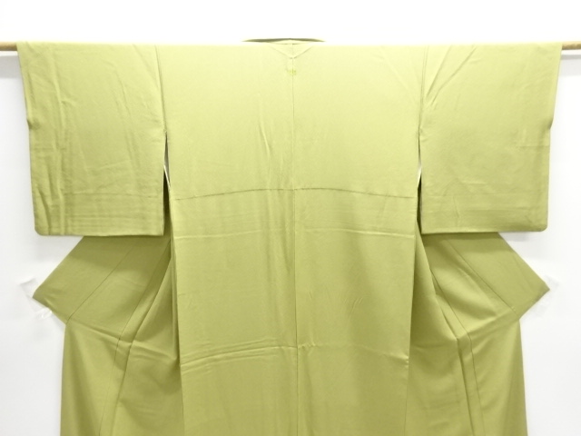  一つ紋色無地着物